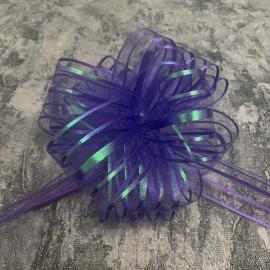 Sutraukiamas plastmasinis kaspinas (violetinis/mėlynas)