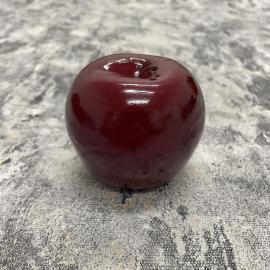 Dekoratyvinis obuolys tamsiai raudonas 7 cm