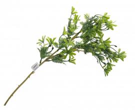 Dirbtinė gėlės šaka, ilgis 50 cm (žalia)